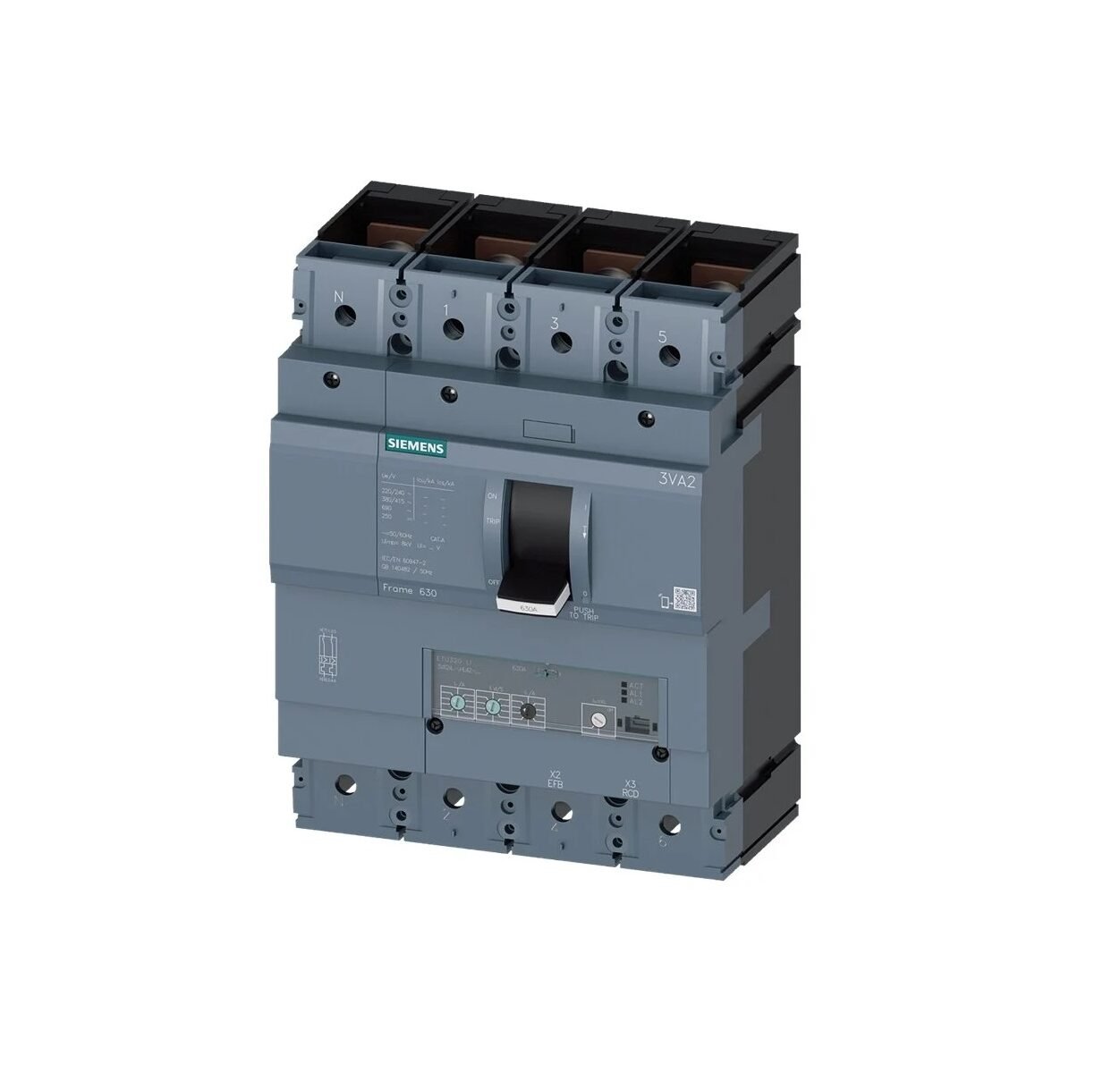 630M 4P 630A 690V Interruptor Automatico en Caja Moldeada